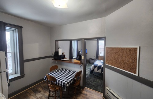 South Range Apartment | Studio Close to MTU, Houghton, Keweenaw, Dining, on the Trail & Full Amenities