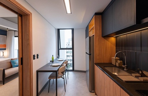 Centro Apartment | Studio Completo 53m² - No Centro e com cozinha