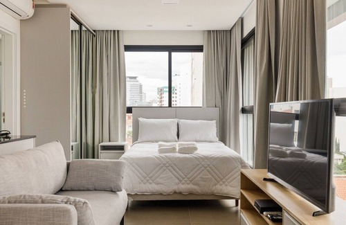 Agronomica House | Studio completo próx. ao shopping | Centro