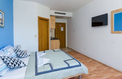 Srebreno Apartment | Studio flat with balcony Mlini, Dubrovnik (AS-10269-c)