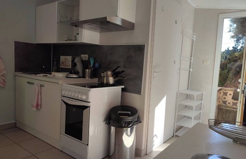 Santa-Maria-Figaniella Apartment | Studio indépendant avec vue panoramique sur le golfe du Valinco