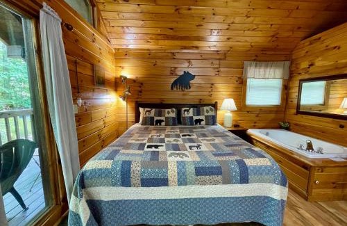 Black Bear Falls House | Studio in Gatlinburg with hot tub- super cozy!