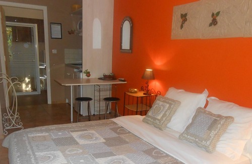 Belvianes-et-Cavirac Bed & Breakfast | Studio (kitchenette) avec belle chambre à coucher