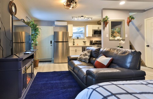 Central Arlington Apartment | Studio Loft 1br/1ba Hot Tub Hideaway, Hot Tub, Firepit, Deck, Outdoor Dining