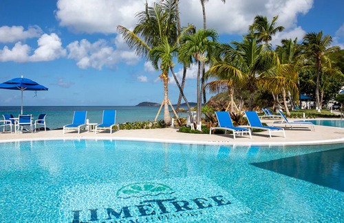 Flag Hill Apartment | Studio Loft Condo, Sleeps 4, Mini Kitchen, Limetree Beach Resort, St. Thomas!