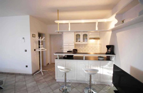 Rabac Apartment | Studio mit Klimaanlage und Terrasse