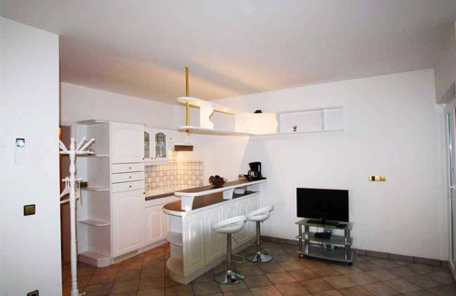 Rabac Apartment | Studio mit Klimaanlage und Terrasse
