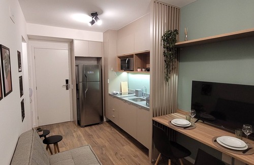 Indianopolis Apartment | Studio Novo e Completo na Melhor Localização de Moema