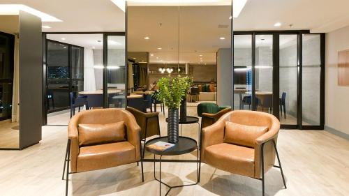 Centro Apartment | Studio novo e moderno com vista e piscina no Rio de Janeiro