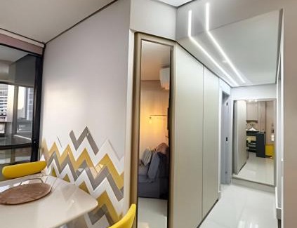 Jardim dos Estados Apartment | Studio Pantanal Comodidade e localização em prédio de luxo