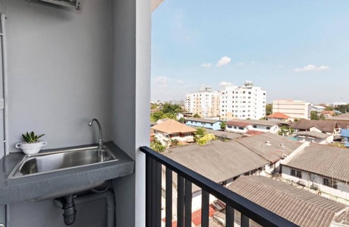 Anusawari Condo | 🔥Studio/Queen Bed🔥 Bangkok🇹🇭@DMK Airport🛬 & Airport Shuttle 🚖