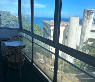 Vidigal Apartment | Studio Red Vidigal com Varanda, Vista Mar e Hidromassagem
