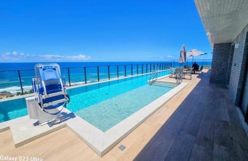 Itapua Apartment | Studio Rooftop em frente ao Mar na Praia de itapua Pe na Areia