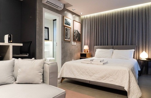 Agronomica House | Studio sofisticado próx. ao shopping | Centro