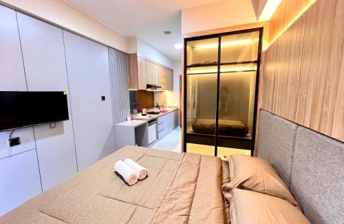 Lubuk Baja Apartment | Studio Unit in Baloi Apartment - Pool View Free WIFI Smart Tv