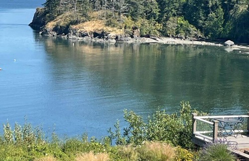 Lummi Island Apartment | Studio Unit with Views of Hales Passage and Mt Baker