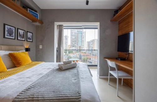 Brooklin Novo Apartment | Studio VERONA- Próximo Berrini,metrô Brooklin