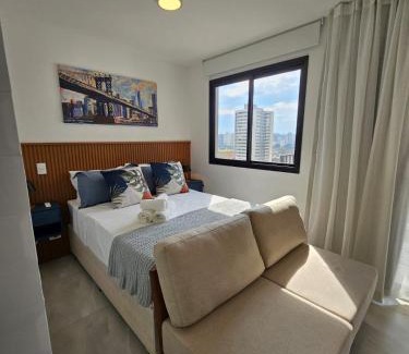 Campo Belo Apartment | Studio with a wonderful view!