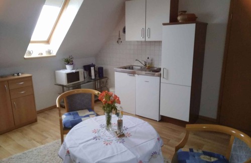 Gingst Apartment | Studio with barbecue terrace