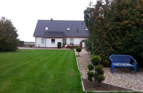 Gingst Apartment | Studio with barbecue terrace