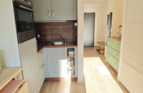 Prague 5 Apartment | Studio with AC and fitness room in charming Prague