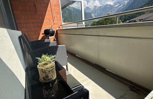 Engelberg Apartment | Studio with fantastic mountain view: Titlis, Lucerne, Pilatus, lake, center, Engelberg