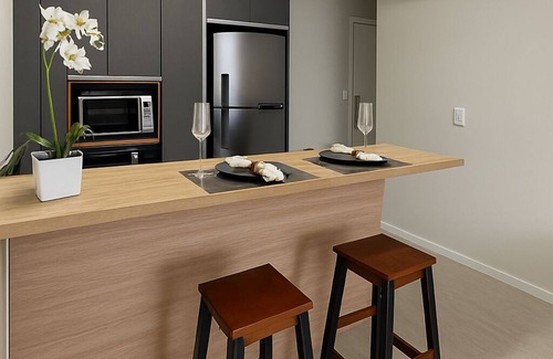 Fazenda Apartment | Studio with sea view - Itajaí/BC - main beaches of Itajaí and BC.