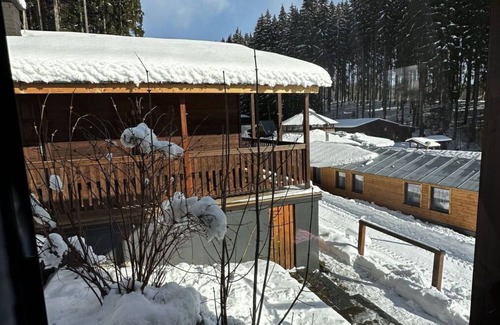 Mlade Buky House | Stunning private villa for 4 people with WIFI, pool, TV, patio, pets allowed and parking