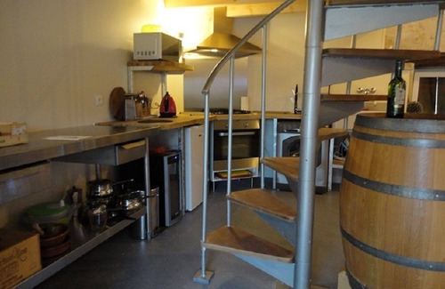 Bribaudon House | Stunning Stone Barn with Gallery Bedroom, Shared Swimming Pool & Games Barn