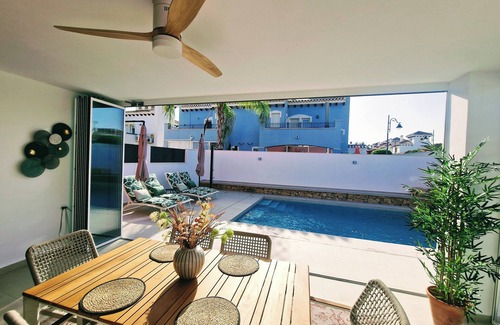 Torre-Pacheco Villa | Stunning 2-bedroom Villa in Mar Menor Golf Resort with heated, salt water pool.