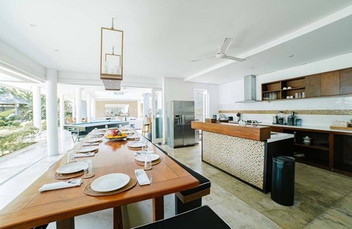 Jimbaran Bay Villa | Stunning 2-story modern white beach villa, Jimbaran Bay, Bali