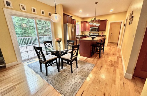 Webster House | Stunning 3 bed, 2.5 bath home, nestled in a quiet woodsy setting.