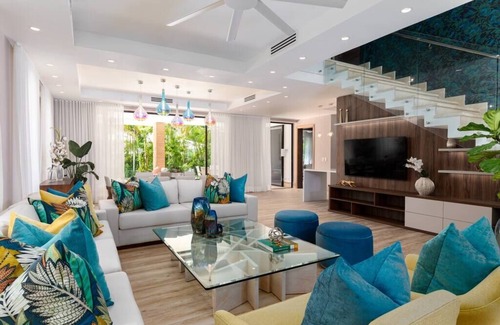 Punta Cana Village Villa | Stunning 3 Bedroom Villa with Pool, Luxurious Villa in Safe Gated Community with Pool