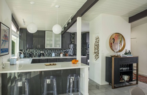 Twin Palms House | Stunning 4 bed/3 bath/Twin Palms/MCM Masterpiece with Pool/Spa/Fire Feature