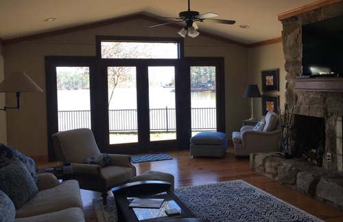 Alexander City House | Stunning 700 Ft Waterfront with Big Water View in Parker Creek on Lake Martin