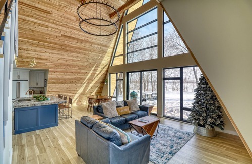 Richwood Cabin | Stunning A-frame cabin on Maud Lake (Near Detroit Lakes)
