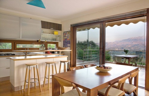 Agia Villa | Stunning and panoramic view over the hinterland and the mountains