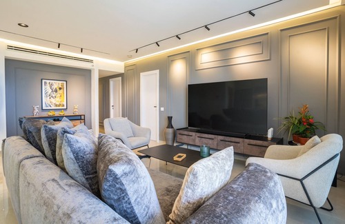 Nahariya Apartment | Stunning Apartment with Balcony and Panoramic Sea View