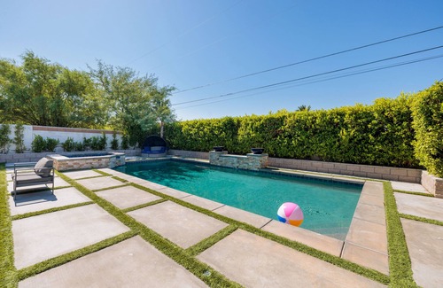Desert Hot Springs House | Stunning Backyard, Pool & HotTub, Gameroom, BBQ
