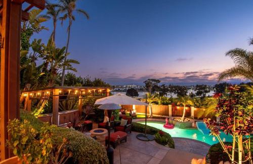 Bay Park House | Stunning Bayview Oasis: Pool Spa Views Games