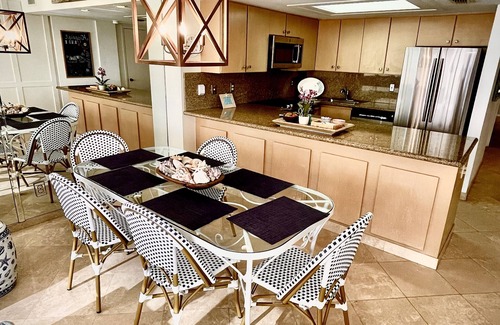 South Padre Island Condo | Stunning Beach Front Ground Floor 3/2 Condo. A Few Steps To The Beach!