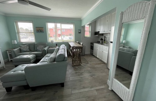 St. Pete Beach Condo | Stunning Beach Condo w/Coastal Flair ~Beachside/Poolside-1BR/Ground Floor