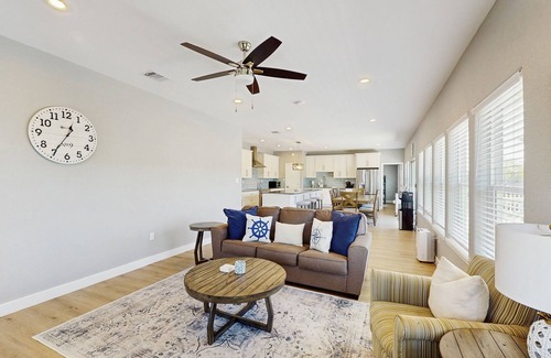 Dickinson House | Stunning canal front, dog friendly home with private deck and gas grill