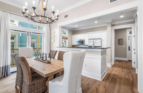 Beach District Condo | Stunning Designer Townhome Next to Beach Club. Easy Walk to Shopping and Dining