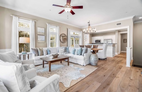 Beach District Condo | Stunning Designer Townhome Next to Beach Club. Easy Walk to Shopping and Dining