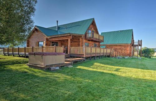 Driggs House | Stunning Driggs Retreat with Private Hot Tub and Pond!