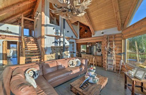 Driggs House | Stunning Driggs Retreat with Private Hot Tub and Pond!