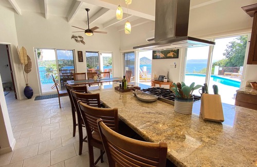 Frydendal Villa | Stunning Estate on almost 2 acres with down island views of St John and the BVI
