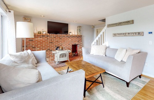 Fryeburg House | Stunning Family-Friendly Home w/ a Spacious Deck & Mountain Views!