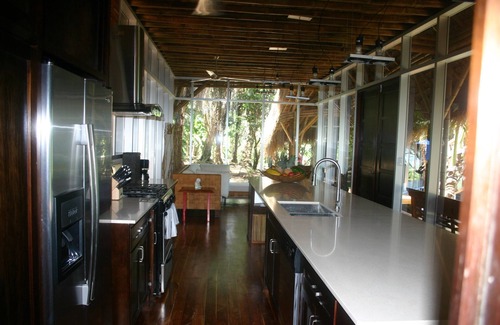 Chiriqui House | Stunning glass villa with bamboo post & beam roofs , an amazing view!